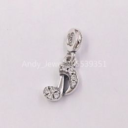 Andy Jewel 925 Sterling Silver Beads My Musical Note Dangle Charm Charms Fits European Pandora Style Jewelry Bracelets & Necklace 798363CZ