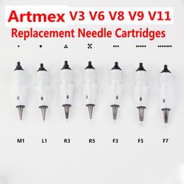 Artmex V3 V6 V8 V9 V11 Replacement Needle Cartridges Tips PMU MTS System Tattoo Needle Body Art Permanent Makeup derma pen