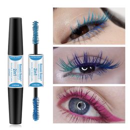 Double Head Mascara Thick curl Extension Eyelash Quick Dry Waterproof Lengthening Mascara Eyes Makeup