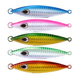 HENGJIA 40pcs/lot 60G 40G 30G 20G metal jig ocean fishing lures Lead baits metal baits metallica sea fishing leurre saltwater Fishing tackle