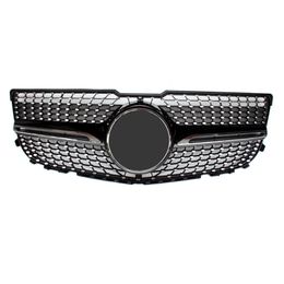 GLK X204 Diamond ABS Material Kidney Grilles 2012-2014 Replacement Centre Mesh Grille Front Bumper