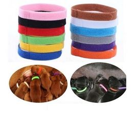Puppy ID Collar Identification ID Collars Band for Whelp Puppy Kitten Dog Pet Cat Velvet Practical 12 Colors Wholesale Collars Band