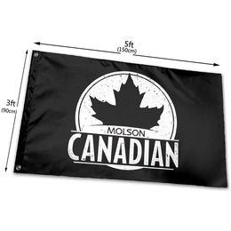 Molson Canadian 3x5 Ft Durable Flag 150x90cm 3x5ft Printing Polyester Outdoor or Indoor Club printing Banner and Flags Wholesale