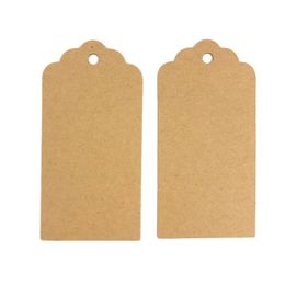 Compare with similar Items 9*4.5 cm Brown White Scallop Blank Cardstock price Tag, Hang tag, Retro Gift Hang tag,Place Card HHB1718