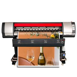 2022 stampante plotter Stampanti Outdoor XP600 Eco Solvent Stampante Doppia testina di stampa PVC Stampa di Vinyl Macchina da stampa in vinile 1.8m Flex Banner Plotter