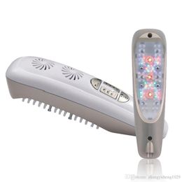 New 3 in1 Laser + LED Light Hair Regrowth+ Micro Current Hair Massage Hair Growth Comb Remove Scurf Repair Hai