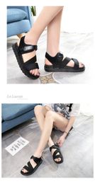 New Wild Sponge Cake Thick Bottom Beach Roman Sandals Women