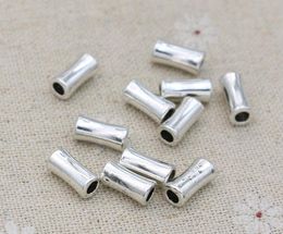 200pcs/lot Antique Silver Plated alloy Spacer Beads for Jewelry Making Bracelet DIY Handmade Accessories Craft 10x5mm