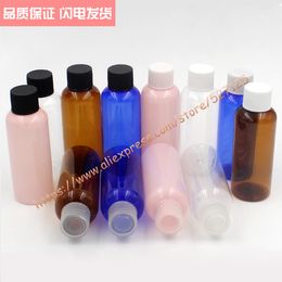 50ml pretty colors PET mini/samples bottle with clear/white/black PP lid,essential oil/liquid/moisturizer/facial water container