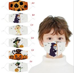 Custom face mask halloween masque christmas decorations kid face masks cotton mask reusable facemask pumpkin ghost masks