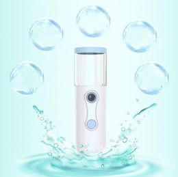 Nano Mist Sprayer Facial Body Nebulizer Steamer Mini Moisturizing Handheld Portable hydrator sprayer Skin Care Face Spray Tools EEA1685-B