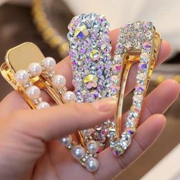 Hair Accessories for Women Hair Clips Girl Barrettes Colorful Crystal Rhinestone Hair Pins Wedding Party Fashion Jewelry NEW