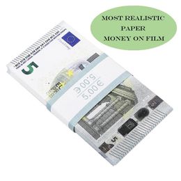 Whole Top Quality Prop Euro 10 20 50 100 Copy Toys Fake Notes Billet Movie Money That Looks Real Faux Billet Euros 20 Play Col50229509F1X7N8T
