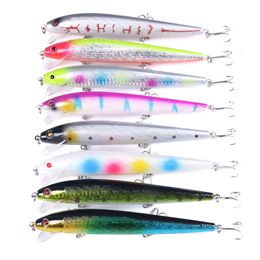 NEWUP 56Pcs 14cm 15.8g Minnow Fishing Lure 3D Eyes Hard Bait Crankbait Peche Pesca Artificial Jig Wobblers Fishing Tackle