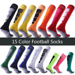 Adult Football Socks Stockings Thick Towel Bottom Non-slip Wear-resistant Deodorant Breathable Sweat-absorbent Football Sports Socks HHB1659