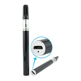 2020 Trending Disposable Electronic Cigarette Rechargeable Bud Aatomizer Empty Ecig Glass 0.5ml Disposable Vape Pen With Ceramic Mouthpiece