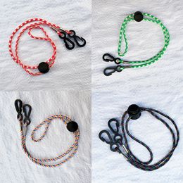 Face Mask Necklace Holder Lanyard Safety Cover Hanger Hanging Ropes Necklines Colourful String Cord Sling Key Hook w-00209