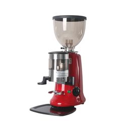 -ITOP elektrische Kaffeemühle Einstellbare Dial Burrs Grinders Schwarz / Rot / Splitter für Kaffee-Hersteller-Maschine für Gewerbe Kaffeemühle