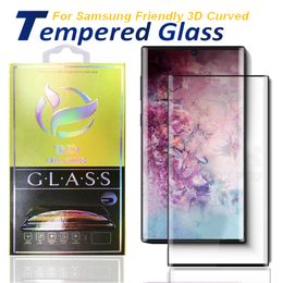 Case Friendly Screen Protector for Samsung S23 S22 S21 Note 20 S20 Ultra S8 S9 Plus Tempered Glass With retail packaging