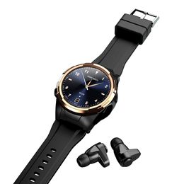 Facebook Whatsapp Smart Watch And Wireless Tws Bluetooth Headphones Earphone Sport Watches Fitness Bracelet Wristband With Blood Oxygen Pressure Heart Rate Ip67