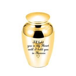 45x70mm Lovely Small Aluminium alloy Memorial Keepsake Urns, Mini Cremation Urns for Ashes Memorial Ashes Human/Pet