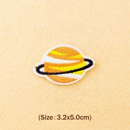 Mars (Size:4.3cm) DIY Hippie Badge Iron On Patch Embroidered Applique Sewing Clothes Stickers Garment Badges Apparel Accessories