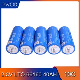 Free Shipping 12pcs 2.3V 66160 40Ah 35Ah 30Ah LTO Batería Lithium Titanate Battery Cell for DIY 12V 24V 36V 48V 60V Pack