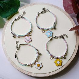 Korean style flower bracelet sweet ins wild student female Jewellery