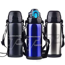 Amazon Hot Selling Large capacity Insulated Sport Water Bottle Flask Double Wall 304 Stainless Steel Vacuum Flask