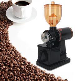 Portable Commercial Electric Coffee Grinder Coffee Bean Milling Machine 8-Speeds Mills Grinder Coffee Maker 110V/220V 15kg/h