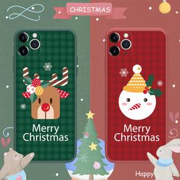 silicone phone case for iphone 11 pro max soft liquid allround camera protective christmas mobile cover for iphone 12 samsung note 20 ultra