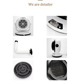 Freeshipping Multi-functional Smart Ceramic Handy Fan Warmer Remote Controlled High Power Electric Space Air Fan Heater Suitable Shoe Room