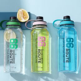 Newest 53oz 1500ml Cycling Bicycle Sport Water Bottle Outdoor Hiking Camping Driving BPA Free Clear Plastic Water Bottle With Tea Infuser