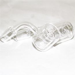 smoking pipes Double Walls quartz banger Thermal Bangers Nail in both 10mm 14mm 18mm Male and Female for Silicone Bongs