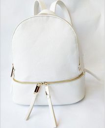 Women Bags Real Zip Backpack Ladies Bags Pu Leather Handbags Girls School Bags Shoulder Tote Bag Fashion Purse