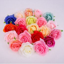 Single Simulation Flower Rose Fake Flowers Decorative Artificial Flower Wedding Arrangement Flower Photography Props 22 Designs BT594