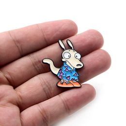 PC900 Cartoon Dog Enamel Pin Brooches Cartoon Metal Brooch Pins For Women Men Hat Bag Badge Collar Jewelry1252V