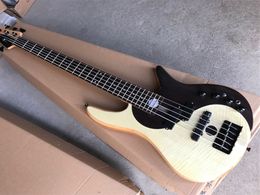 Yin and yang 5 strings ASH body Electric Bass Guitar with Rosewood Fingerboard Black hardware,Offer customized