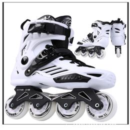 -Inline роликовые коньки скорости обувь хоккейный кроссовки ролики женщины мужчины для взрослых профессиональные