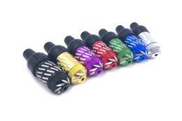 Newest Carved Mini Metal Smoking Pipe With Clear Mouthpiece Tips Tobacco Snuff Colourful Hand Pipes Durable Rubber