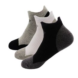 3 Pairs Running Socks Men Outdoor Sportswear Athletic Socks Cotton Breathable Thin Quick Drying Cycling Compression
