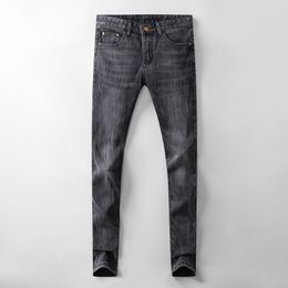 20S Autumn Design Style Mens Designer Luxury Fashion Casual Trousers Cowboy Famous Brand Zipper Slim Skinny Jeans Hip Hop2420