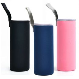 280ml/360ml/420ml/550ml Creative insulation cup holder Glass water cup cover Neoprene Lemon Cup bag hot sale