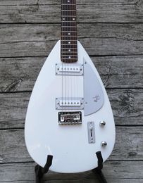 Custom Brian Jones Electric Guitar White Teardrop Guitars Chinese made Signature guitars