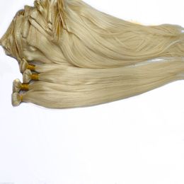 Human Vingir Hair Bundles Blonde Colour Straight Colour 613 Hair Unprocessed 3 Bundles Straight Hair Weave, Free Shipping