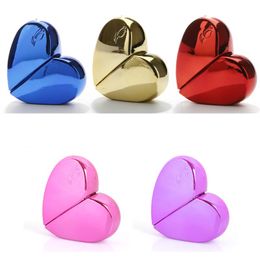 25ml Sweet Mini Love Heart Shaped Empty Perfume Bottles Refillable Spray Atomizer Travel Portable Ladies Cosmetic Container T4MB