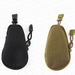 Outdoor Military Enthusiasts Key Bag Canvas Portable Camouflage Tactical Coin Purse Accessory Package Army EDC Tool Commuter Kits VT1598