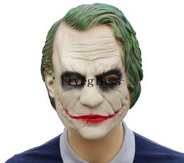 Halloween Jokers Masks Party Costume Prop Horror Mask Halloween Decoration lack black Cosplay Props Adult Escape Dress Up Mascaras