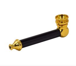 Aluminium alloy gold small pipe detachable metal pipe