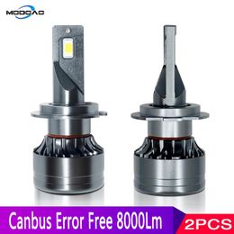 1 Pair Car LED Headlight H4 H7 LED Headlights Canbus Error Free H1 H8 H9 H11 9005 3 9006 4 High/Low Beam 24V 12V Hi/Lo Beam